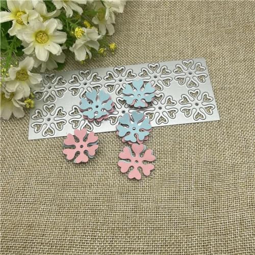 Schablonen zur Kartenherstellung, 5,8 x 14,2 cm, Blumenrahmen, Metall-Stanzform, rundes Loch, Etikett, Etikett, Scrapbooking, Papierbasteln von YANCHIPANGHE