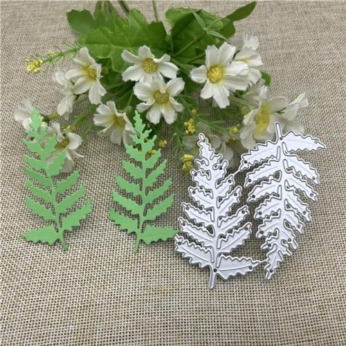 Schablonen zur Kartenherstellung, 7 x 9,1 cm, Blattrahmen, Metall-Stanzformen für Scrapbooking, dekorative Prägung, Handarbeitsvorlage von YANCHIPANGHE
