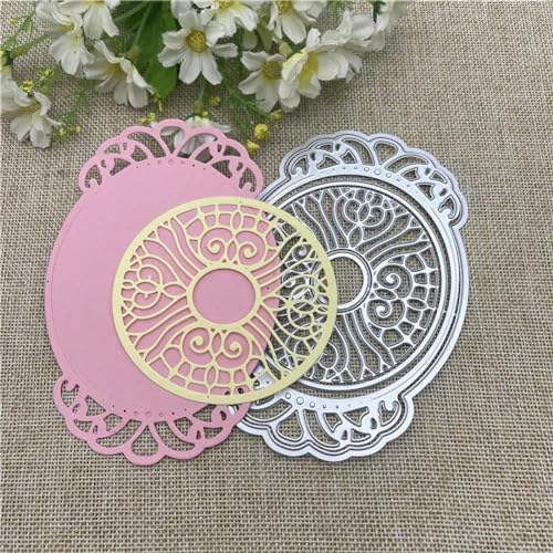 Schablonen zur Kartenherstellung, 9,7 x 13,8 cm, gewellter Spitzen-Hintergrund, Metall-Stanzformen für Scrapbooking, dekorative Prägung, Handarbeitsvorlage Schablonen zur Kartenherstellung, 9,7 x 13,8 cm, gewellter Spitzen-Hintergrund, Metall-Stanzformen für Scrapbooking, dekorative Prägung, Handarbeitsvorlage von YANCHIPANGHE