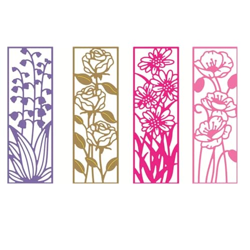 Stanzform für Kartenherstellung, 21,9 x 15,2 cm, Blumen-Lesezeichen, Metall-Stanzformen für Scrapbooking, Urlaub, Kartenherstellung, Festival, Grußkarten, Basteln Stanzform für Kartenherstellung, 21,9 x 15,2 cm, Blumen-Lesezeichen, Metall-Stanzformen für Scrapbooking, Urlaub, Kartenherstellung, Festival, Grußkarten, Basteln von YANCHIPANGHE