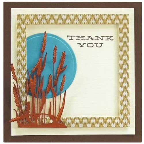 Stanzform für Kartenherstellung, 8,9 x 5,8 cm, Schilfrohr-Metall-Stanzformen, Scrapbooking, Papier, Bastelschablone von YANCHIPANGHE