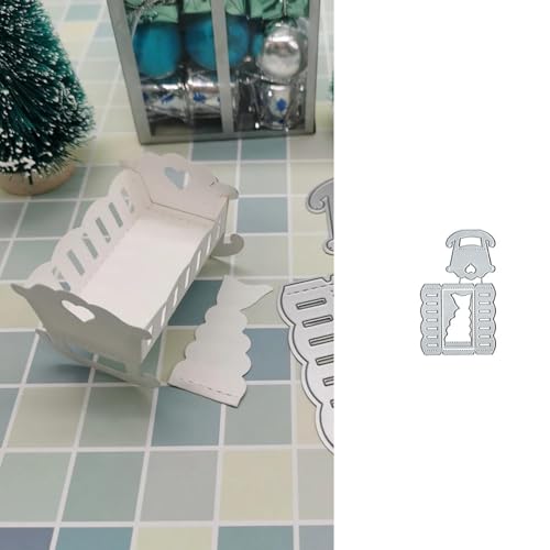 Stanzform für Kartenherstellung, Kinderwagen, Metall-Stanzformen, Scrapbooking, Album, Prägung, dekoratives Handwerk, Grußkarten, Schablone, 7,3 x 12 cm Stanzform für Kartenherstellung, Kinderwagen, Metall-Stanzformen, Scrapbooking, Album, Prägung, dekoratives Handwerk, Grußkarten, Schablone, 7,3 x 12 cm von YANCHIPANGHE