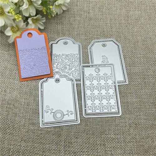 Stanzformen, Schablonen, Kartenherstellung, 6,8 x 4,5 cm, Etikettenanhänger, Rahmen, Metall-Stanzformen, runde Löcher, Etiketten, Scrapbooking, Papierbasteln Stanzformen, Schablonen, Kartenherstellung, 6,8 x 4,5 cm, Etikettenanhänger, Rahmen, Metall-Stanzformen, runde Löcher, Etiketten, Scrapbooking, Papierbasteln von YANCHIPANGHE