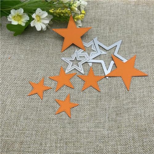Stanzformen, Schablonen, Kartenherstellung, 7,4 x 7,4 cm, Stern-Anzug, Metall-Stanzform, rundes Loch, Etikett, Scrapbooking, Papierbasteln Stanzformen, Schablonen, Kartenherstellung, 7,4 x 7,4 cm, Stern-Anzug, Metall-Stanzform, rundes Loch, Etikett, Scrapbooking, Papierbasteln von YANCHIPANGHE