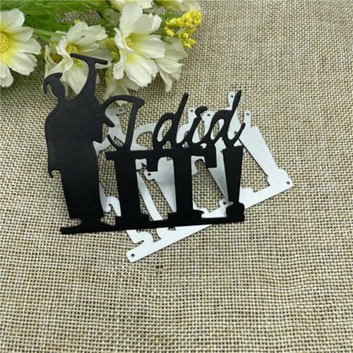 Stanzformen, Schablonen, Kartenherstellung, 8,5 x 7,6 cm, Graduierungsdekoration, Metall-Stanzformen, Form mit rundem Loch, Etikett, Etikett, Scrapbooking, Papierhandwerk Stanzformen, Schablonen, Kartenherstellung, 8,5 x 7,6 cm, Graduierungsdekoration, Metall-Stanzformen, Form mit rundem Loch, Etikett, Etikett, Scrapbooking, Papierhandwerk von YANCHIPANGHE