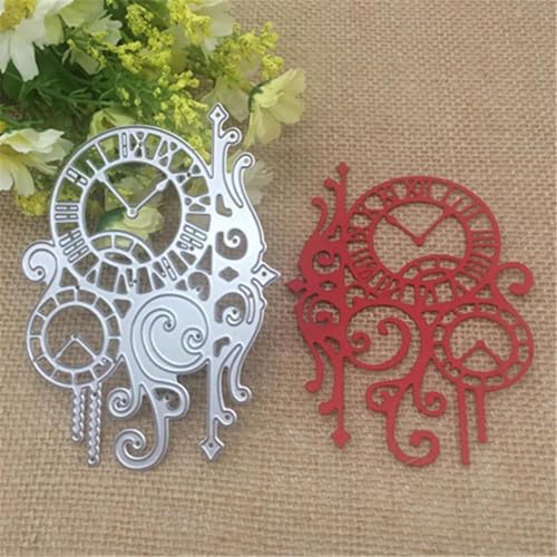 Stanzformen, Schablonen, Kartenherstellung, 8,7 x 11,5 cm, Uhr, Blume, Spitze, Metall-Stanzform, rundes Loch, Etikett, Etikett, Scrapbooking, Papierhandwerk Stanzformen, Schablonen, Kartenherstellung, 8,7 x 11,5 cm, Uhr, Blume, Spitze, Metall-Stanzform, rundes Loch, Etikett, Etikett, Scrapbooking, Papierhandwerk von YANCHIPANGHE