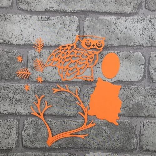 Stanzformen für Kartenherstellung, 11 x 15,3 cm, Eulen-Baumzweig, Metall-Stanzformen für Scrapbooking, Alben, Papierkarten, Prägung, Handwerk Stanzformen für Kartenherstellung, 11 x 15,3 cm, Eulen-Baumzweig, Metall-Stanzformen für Scrapbooking, Alben, Papierkarten, Prägung, Handwerk von YANCHIPANGHE