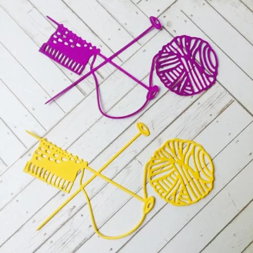 Stanzformen für Kartenherstellung, 8,4 x 7,9 cm, gestrickte Metall-Stanzformen für Scrapbooking, Vorlagen, Karten, Album, Dekoration, Prägeschablonen Stanzformen für Kartenherstellung, 8,4 x 7,9 cm, gestrickte Metall-Stanzformen für Scrapbooking, Vorlagen, Karten, Album, Dekoration, Prägeschablonen von YANCHIPANGHE