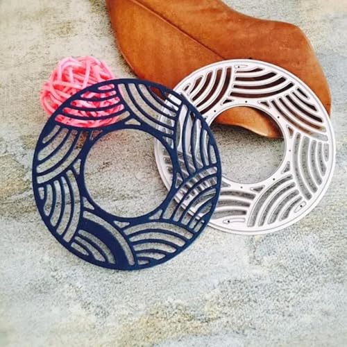 Stanzformen für Kartenherstellung, 8 x 8 cm, runde Metall-Stanzformen für Scrapbooking, Album, Papier, Karten, Prägung, Handwerk von YANCHIPANGHE