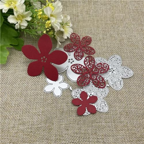 Stanzschablonen, 10 x 11,7 cm, Blumen, Spitze, Metall-Stanzformen für Scrapbooking, dekorative Prägung, Handarbeit, Vorlage Stanzschablonen, 10 x 11,7 cm, Blumen, Spitze, Metall-Stanzformen für Scrapbooking, dekorative Prägung, Handarbeit, Vorlage von YANCHIPANGHE