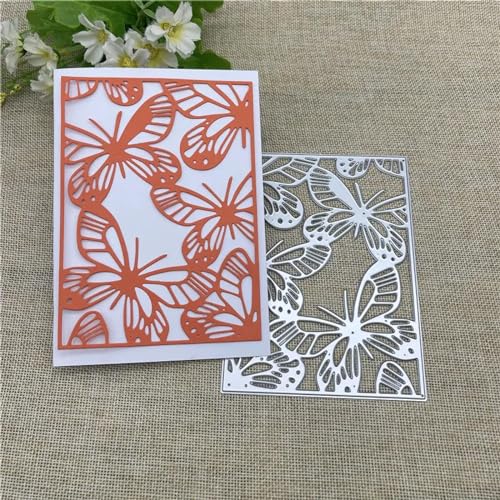Stanzschablonen, 10 x 14 cm, Schmetterling, Spitze, Hintergrund, Metall-Stanzformen für Scrapbooking, dekorative Prägung, Handarbeitsvorlage Stanzschablonen, 10 x 14 cm, Schmetterling, Spitze, Hintergrund, Metall-Stanzformen für Scrapbooking, dekorative Prägung, Handarbeitsvorlage von YANCHIPANGHE