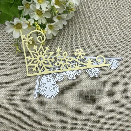 Stanzschablonen, 12,2 x 6,7 cm, 3D-Schneeflocken-Metall-Stanzform, rundes Loch, Etikett, Etikett, Scrapbooking, Papierhandwerk Stanzschablonen, 12,2 x 6,7 cm, 3D-Schneeflocken-Metall-Stanzform, rundes Loch, Etikett, Etikett, Scrapbooking, Papierhandwerk von YANCHIPANGHE