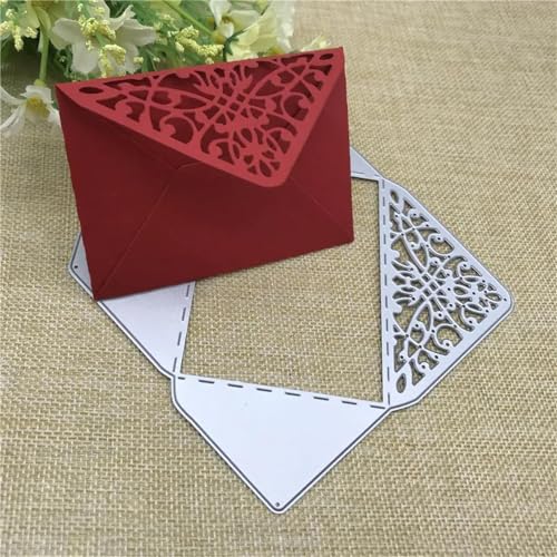 Stanzschablonen, 12,8 x 13 cm, Umschlaghintergrund, Metall-Stanzformen für Scrapbooking, Alben, Prägung, Papier, Karten, dekoratives Handwerk Stanzschablonen, 12,8 x 13 cm, Umschlaghintergrund, Metall-Stanzformen für Scrapbooking, Alben, Prägung, Papier, Karten, dekoratives Handwerk von YANCHIPANGHE