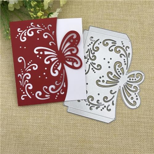 Stanzschablonen, 13,7 x 10,7 cm, Schmetterling, Umschlag, Metall, Schablone, Dekoration, Scrapbooking, Stanzformen, Album, Papierhandwerk Stanzschablonen, 13,7 x 10,7 cm, Schmetterling, Umschlag, Metall, Schablone, Dekoration, Scrapbooking, Stanzformen, Album, Papierhandwerk von YANCHIPANGHE