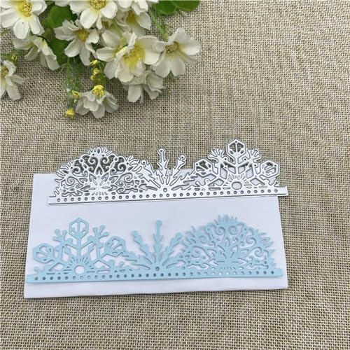 Stanzschablonen, 4,1 x 15 cm, Weihnachten, Schnee, Spitze, Rahmen, Hintergrund, Metall-Stanzformen für Scrapbooking, dekorative Prägung, Handarbeit, Vorlage Stanzschablonen, 4,1 x 15 cm, Weihnachten, Schnee, Spitze, Rahmen, Hintergrund, Metall-Stanzformen für Scrapbooking, dekorative Prägung, Handarbeit, Vorlage von YANCHIPANGHE