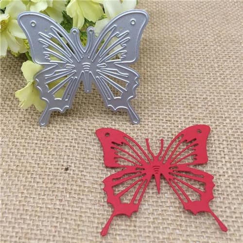 Stanzschablonen, 6,2 x 5,7 cm, Schmetterling, Metall, Stanzform für Scrapbooking, Fotoalbum, dekorative Prägeschablonen, Papierkarten, Schablonen Stanzschablonen, 6,2 x 5,7 cm, Schmetterling, Metall, Stanzform für Scrapbooking, Fotoalbum, dekorative Prägeschablonen, Papierkarten, Schablonen von YANCHIPANGHE