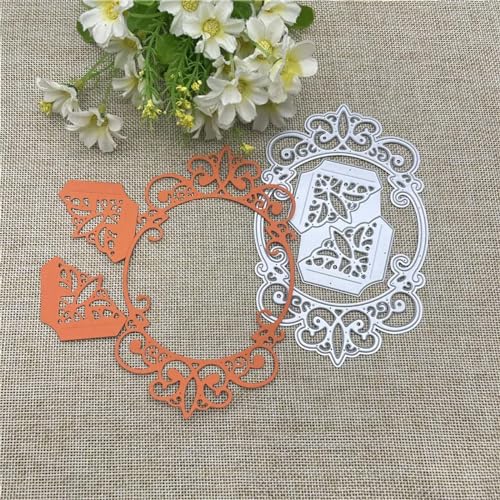 Stanzschablonen, 9,3 x 14,7 cm, ovale Metall-Stanzform, rundes Loch, Etikett, Etikett, Scrapbooking, Papierhandwerk Stanzschablonen, 9,3 x 14,7 cm, ovale Metall-Stanzform, rundes Loch, Etikett, Etikett, Scrapbooking, Papierhandwerk von YANCHIPANGHE
