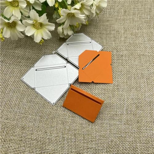 Stanzschablonen, 9,5 x 5 cm, Umschlag-Metall-Stanzform, rundes Loch, Etikett, Etikett, Scrapbooking, Papierbasteln von YANCHIPANGHE