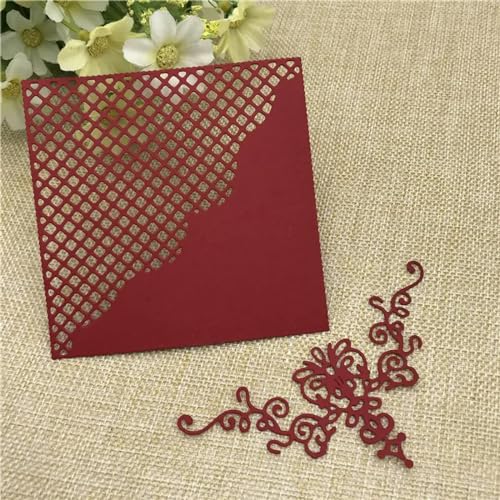 Stanzschablonen, Kartenherstellung, 10 x 10 cm, Gitterhintergrund, Basteln, Metall-Stanzformen, Schablone, Dekoration, Scrapbooking, Album, Papierhandwerk Stanzschablonen, Kartenherstellung, 10 x 10 cm, Gitterhintergrund, Basteln, Metall-Stanzformen, Schablone, Dekoration, Scrapbooking, Album, Papierhandwerk von YANCHIPANGHE
