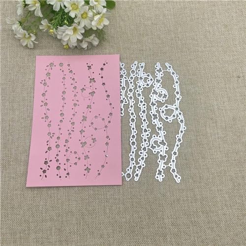 Stanzschablonen für Karten, 11 x 17,4 cm, Spitzenhintergrund, Metall-Stanzformen für Scrapbooking, dekorative Prägung, Handarbeitsvorlage Stanzschablonen für Karten, 11 x 17,4 cm, Spitzenhintergrund, Metall-Stanzformen für Scrapbooking, dekorative Prägung, Handarbeitsvorlage von YANCHIPANGHE