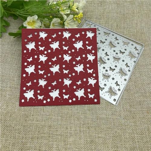 Stanzschablonen für Karten, 12 x 12 cm, runder Schmetterlingsrahmen, Metall-Stanzform, Schlüsselanhänger, Herz, Papier, Schlüsselanhänger, Scrapbooking, Papierbasteln Stanzschablonen für Karten, 12 x 12 cm, runder Schmetterlingsrahmen, Metall-Stanzform, Schlüsselanhänger, Herz, Papier, Schlüsselanhänger, Scrapbooking, Papierbasteln von YANCHIPANGHE