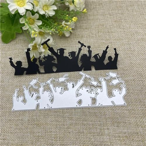 Stanzschablonen für Scrapbooking, 5 x 15 cm, Graduierungsdekoration, Metall-Stanzformen, Form mit rundem Loch, Etikett, Etikett, Scrapbooking, Papierbasteln von YANCHIPANGHE