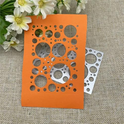 Stanzschablonen für Scrapbooking, 7,2 x 9,8 cm, runde Spitze, Metall-Stanzformen, runde Löcher, Etiketten, Etiketten, Scrapbooking, Papierbasteln Stanzschablonen für Scrapbooking, 7,2 x 9,8 cm, runde Spitze, Metall-Stanzformen, runde Löcher, Etiketten, Etiketten, Scrapbooking, Papierbasteln von YANCHIPANGHE