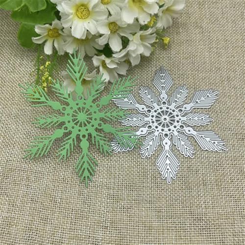 Stanzschablonen für Scrapbooking, 8,3 x 9,5 cm, Weihnachtsschneeflocke, Metall-Stanzformen für Scrapbooking, dekorative Prägung, Handarbeitsvorlage Stanzschablonen für Scrapbooking, 8,3 x 9,5 cm, Weihnachtsschneeflocke, Metall-Stanzformen für Scrapbooking, dekorative Prägung, Handarbeitsvorlage von YANCHIPANGHE