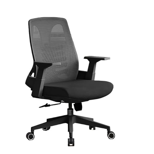 Bürostuhl Ergonomisch Bürostuhl, ergonomischer Schreibtischstuhl mit Lordosenstütze und hochklappbaren Armlehnen, höhenverstellbar, drehbar, bequem, atmungsaktiv, Computer-Chefstuhl aus Netzstoff Schr Bürostuhl Ergonomisch Bürostuhl, ergonomischer Schreibtischstuhl mit Lordosenstütze und hochklappbaren Armlehnen, höhenverstellbar, drehbar, bequem, atmungsaktiv, Computer-Chefstuhl aus Netzstoff Schr von YANG11FAN