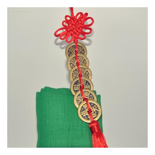 YANGAFJDUA 5 Spieße Chinesische Feng Shui Münzen mit Chinesischem Knoten, Kupfer Chinesische Knoten Glücksmünzen, Dekoration für Reichtum und Erfolg, Chinesisches Neujahr, Heimbüro-Dekorationen,D YANGAFJDUA 5 Spieße Chinesische Feng Shui Münzen mit Chinesischem Knoten, Kupfer Chinesische Knoten Glücksmünzen, Dekoration für Reichtum und Erfolg, Chinesisches Neujahr, Heimbüro-Dekorationen,D von YANGAFJDUA