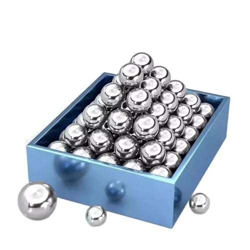 YANGC 304 Edelstahlkugeln, massive Metallperlen, 10 mm, 11 mm, 12 mm, 12,7 mm, 13 mm, 14 mm, 15 mm, 16 mm, 17 mm, 18 mm, 19 mm, 20 mm(17mm 12pcs) von YANGC