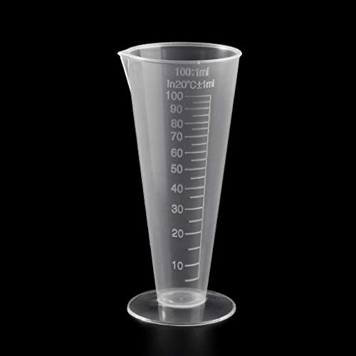 YANGLY 100 ml Mehrzweck-Messbecher aus transparentem Kunststoff, Labor- und Küchenwerkzeug zum Mischen von Farbpigmenten, Mehl, Zucker, Epoxidharz YANGLY 100 ml Mehrzweck-Messbecher aus transparentem Kunststoff, Labor- und Küchenwerkzeug zum Mischen von Farbpigmenten, Mehl, Zucker, Epoxidharz von YANGLY