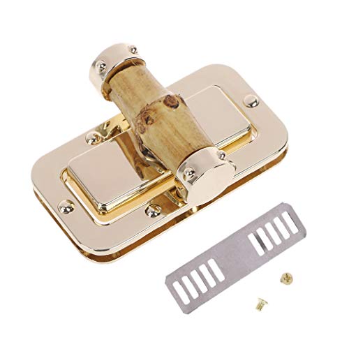 YANGLY Metall Bambus Rechteck Form Verschluss Drehverschluss Drehverschlüsse DIY Handtasche Tasche Geldbörse H YANGLY Metall Bambus Rechteck Form Verschluss Drehverschluss Drehverschlüsse DIY Handtasche Tasche Geldbörse H von YANGLY