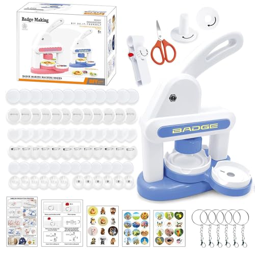 YANGUN Buttonmaschine, DIY Button Maker, Abzeichen Macher Maschine mit 85 Zubehörteilen & Kreisschneider, Pin Maker Machine, Buttons Selber Machen, für Kinder Diy Geschenke YANGUN Buttonmaschine, DIY Button Maker, Abzeichen Macher Maschine mit 85 Zubehörteilen & Kreisschneider, Pin Maker Machine, Buttons Selber Machen, für Kinder Diy Geschenke von YANGUN