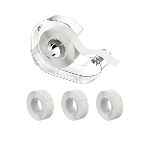 YANGWEN Doppelseitiges Bekleidung Klebeband mit Spender, Klebestreifen Kleidung, Fashion Tape Doppelseitig Transparent, Stoffklebeband für Bekleidung Stoff Kleid und BH, 4 Rollen YANGWEN Doppelseitiges Bekleidung Klebeband mit Spender, Klebestreifen Kleidung, Fashion Tape Doppelseitig Transparent, Stoffklebeband für Bekleidung Stoff Kleid und BH, 4 Rollen von YANGWEN