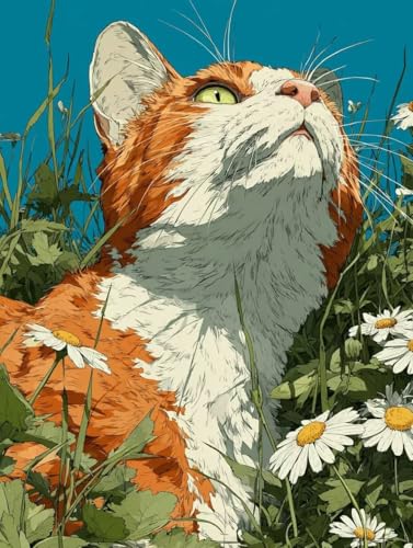 Diamond Painting Katze Diamond Painting Erwachsene, 5D DIY Crystal Art Chrysantheme Muster Quadratische Steine Vollbohrer Mosaik Bastelset Erwachsene für Zimmer Deko, Geschenke 100 x 135 cm -yym25074P Diamond Painting Katze Diamond Painting Erwachsene, 5D DIY Crystal Art Chrysantheme Muster Quadratische Steine Vollbohrer Mosaik Bastelset Erwachsene für Zimmer Deko, Geschenke 100 x 135 cm -yym25074P von YANGYUMBOU