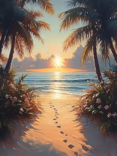Diamond Painting Sonnenuntergang Diamond Painting Erwachsene, Crystal Art Strand Muster Quadratische Steine Vollbohrer Mosaik Bastelset Erwachsene für Zimmer Deko, Geschenke 80 x 110 cm -yym2507IF Diamond Painting Sonnenuntergang Diamond Painting Erwachsene, Crystal Art Strand Muster Quadratische Steine Vollbohrer Mosaik Bastelset Erwachsene für Zimmer Deko, Geschenke 80 x 110 cm -yym2507IF von YANGYUMBOU