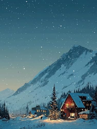Diamond Painting Winter Diamond Painting Erwachsene, 5D DIY Crystal Art Berg Muster Quadratische Steine Vollbohrer Mosaik Bastelset Erwachsene für Zimmer Deko, Geschenke 100x135cm -yym25073WEV5 Diamond Painting Winter Diamond Painting Erwachsene, 5D DIY Crystal Art Berg Muster Quadratische Steine Vollbohrer Mosaik Bastelset Erwachsene für Zimmer Deko, Geschenke 100x135cm -yym25073WEV5 von YANGYUMBOU