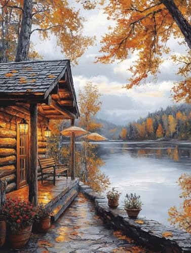 Herbst Diamond Painting 70x95cm, Diamant Painting Bilder Landschaft Crystal Art 5D DIY Eckige Steine Diamant Malerei Cross Stitch Stickerei Basteln Erwachsene für Deko Wohnzimmer, Geschenke -yym2507C6 Herbst Diamond Painting 70x95cm, Diamant Painting Bilder Landschaft Crystal Art 5D DIY Eckige Steine Diamant Malerei Cross Stitch Stickerei Basteln Erwachsene für Deko Wohnzimmer, Geschenke -yym2507C6 von YANGYUMBOU