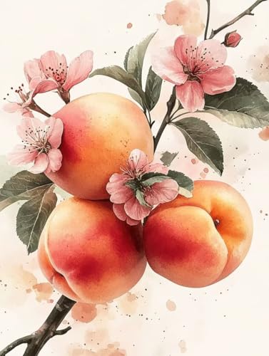 Obst Diamond Painting 90 x 120 cm, Diamant Painting Bilder Kirschblüten Crystal Art Eckige Steine Diamant Malerei Cross Stitch Stickerei Basteln Erwachsene für Deko Wohnzimmer, Geschenke -yym2507F7 Obst Diamond Painting 90 x 120 cm, Diamant Painting Bilder Kirschblüten Crystal Art Eckige Steine Diamant Malerei Cross Stitch Stickerei Basteln Erwachsene für Deko Wohnzimmer, Geschenke -yym2507F7 von YANGYUMBOU