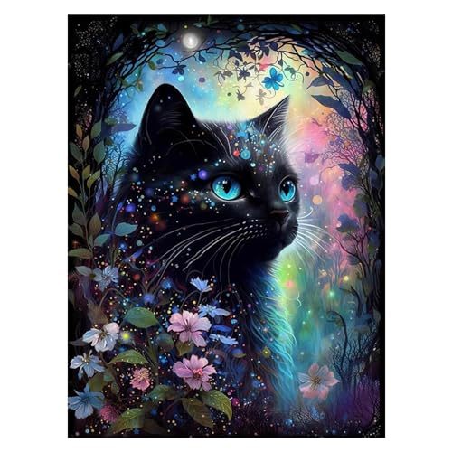 YANINEE 30x40CM 5D Diamant Diamond Painting Katzen By Numbers Kits YANINEE 30x40CM 5D Diamant Diamond Painting Katzen By Numbers Kits von YANINEE