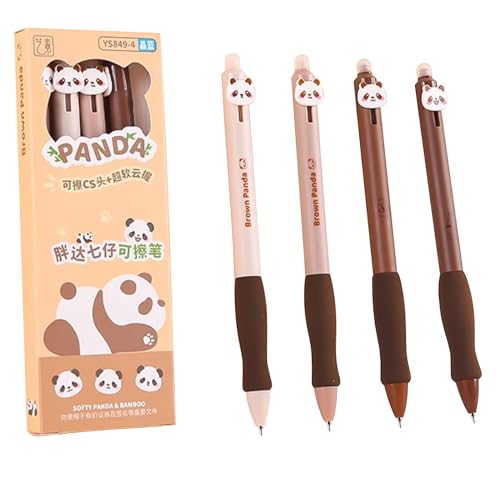 YANINEE 4 Stück 0.5mm Radierbarer Kugelschreiber, Gelstifte Radierbar zum Wegradieren, Radierbare Stifte von YANINEE
