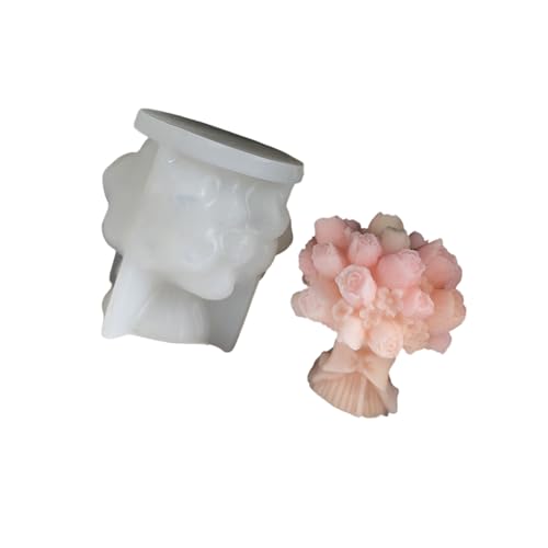 Blumenstrauß Silikonkerzenformen Für Handgefertigte Kerzenseife Hochzeitsdekoration Blumen Silikone Schimmel Für Epoxidharz Mehrzweck Silikonform von YANPINGJIA