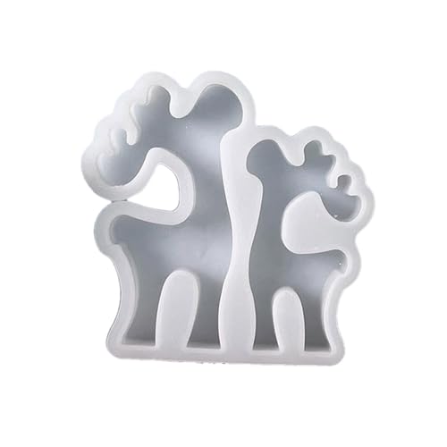 Hitzebeständige Silikon Ornamentform Easy Freisetzung Weihnachtsfreisetzungen Doppel Elchform Für Handgefertigte Heimathäuser Weihnachts Doppel Elch von YANPINGJIA