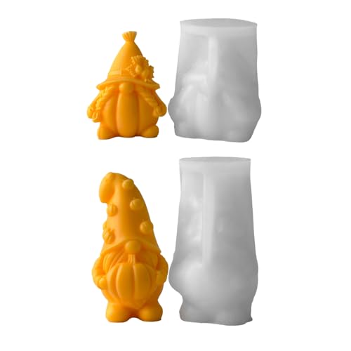 Praktische Silikongnomes Kerzenform Mit Detailliertem Design Skulpturformen Zum Erstellen Von Einzigartigen Und Harzkunst Halloween Silikonform Machen von YANPINGJIA