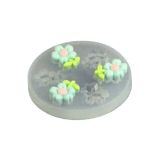Wiederverwendbares Kuchendekorationswerkzeug, 4 Blumen-Silikonformen für Süßigkeitenherstellung und Blumen-Designs, flexibler Fondant Wiederverwendbares Kuchendekorationswerkzeug, 4 Blumen-Silikonformen für Süßigkeitenherstellung und Blumen-Designs, flexibler Fondant von YANPINGJIA