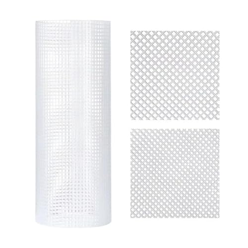 Plastic Canvas FüR Taschen Handtaschenzubehör Mesh Grid Canvas Bag Sheets Mesh Cloth Kreuzstich Stoff(Small Grid 20-20CM) von YANSHUYU