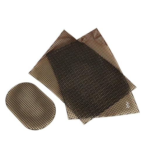 YANSHUYU Plastic Canvas FüR Taschen 1Set Kunststoff Mesh Canvas Tasche Blätter Kunststoff Net Abdeckung Handwerk Handtasche Zubehör Handwerk Stricken Mesh Tuch Kreuzstich Stoff(Black Large Grid) von YANSHUYU