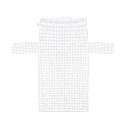 YANSHUYU Plastic Canvas FüR Taschen 2Pcs Kunststoff Weben Kunststoff Mesh Tuch for Die Herstellung Von Handwerk Taschen Weben Material Kreuzstich Stoff von YANSHUYU