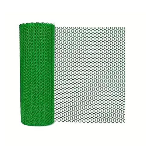 YANSHUYU Plastic Canvas FüR Taschen Balkonnetz Mesh Balkonnetz Kreuzstich Stoff(Green,50x400cm) von YANSHUYU